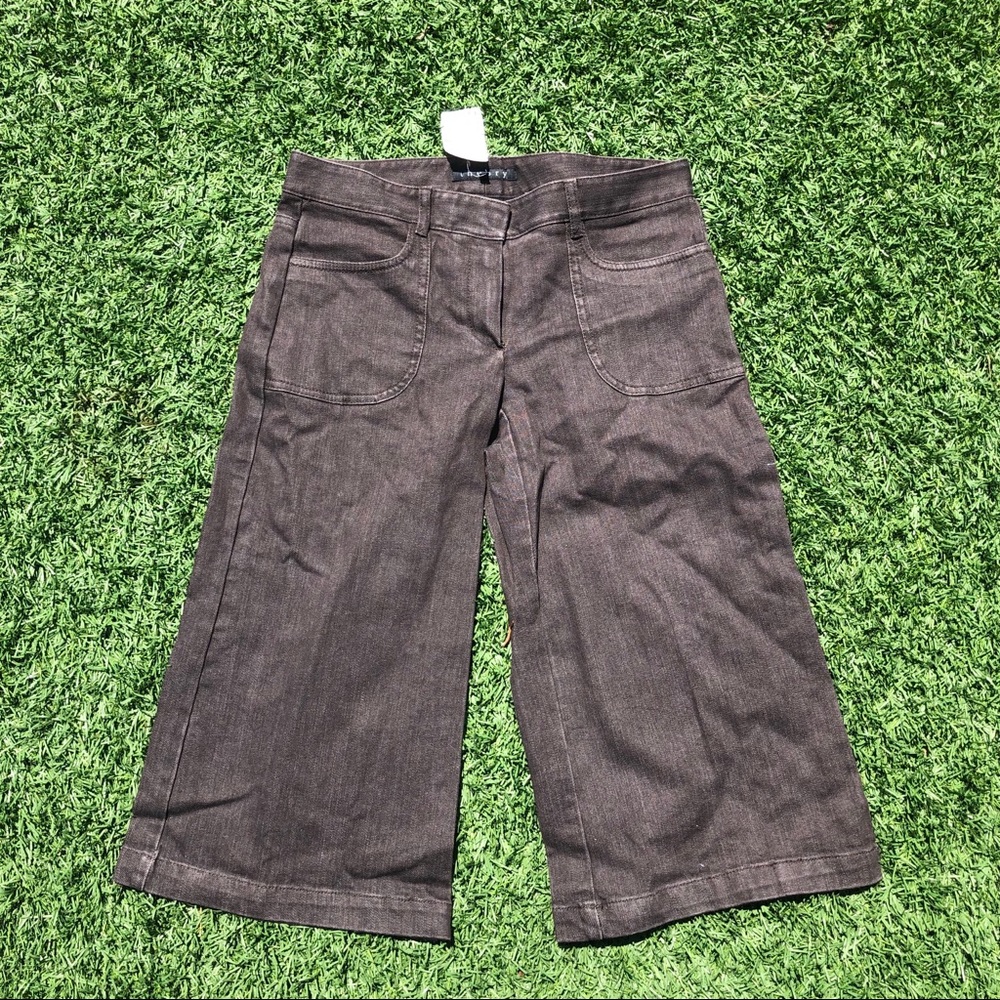Theory Cropped Wide leg pants